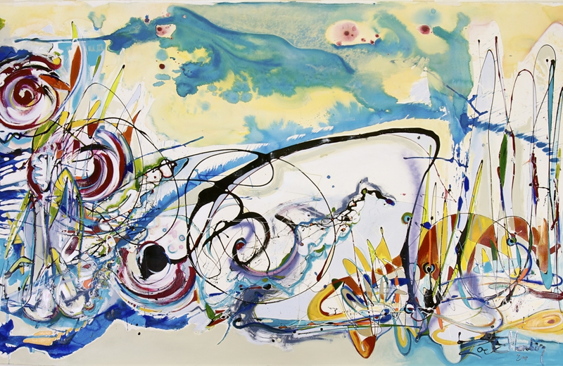 Clouded Sea Spray 2011 (sold)