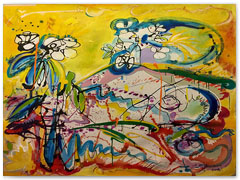And the Sun Embraces the Mountian Side 2018 (SOLD)